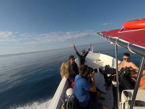 Open sea diving center